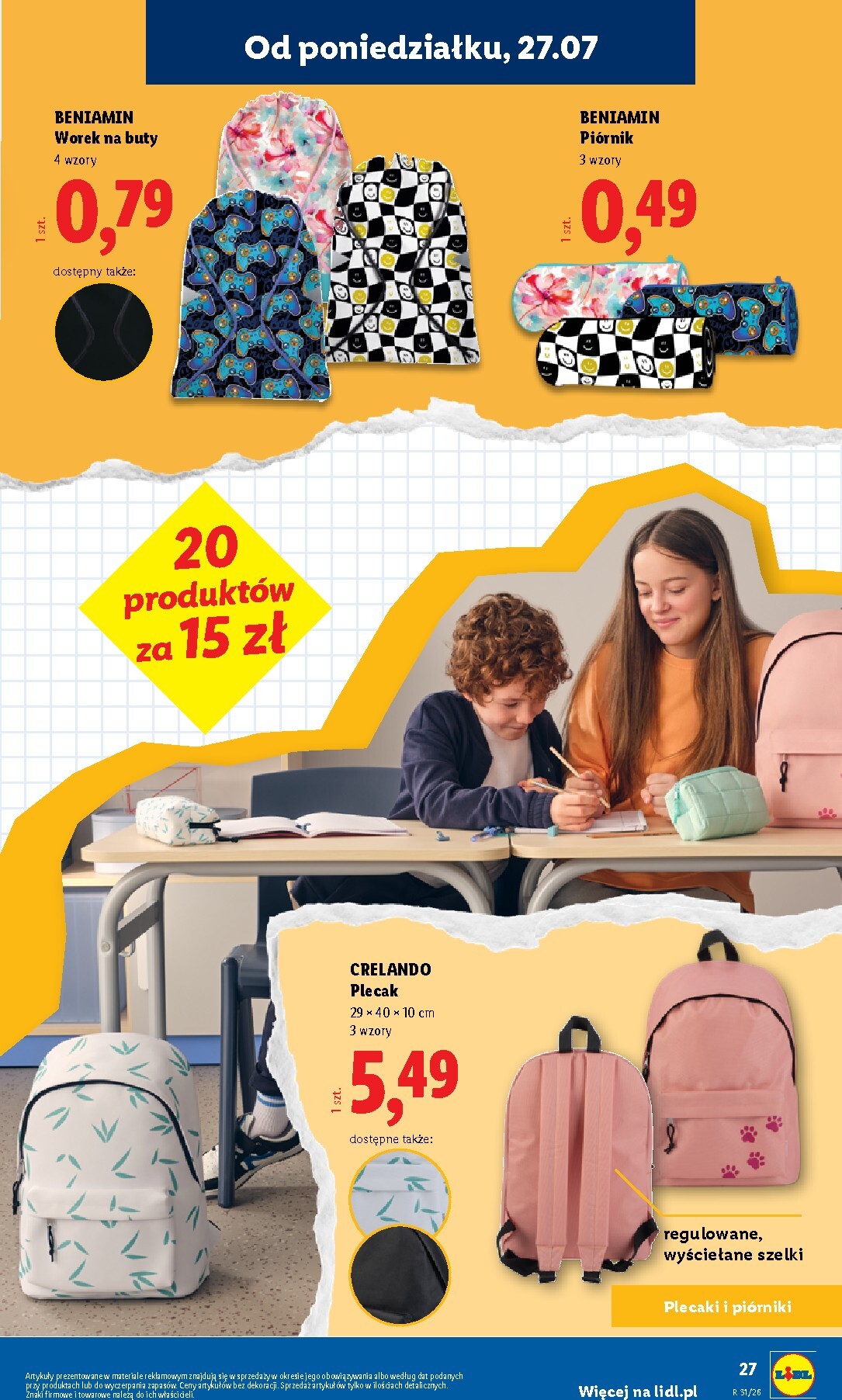 lidl - Nowa gazetka Lidl ważna od 27.07.2026 do 01.08.2026 - page: 31