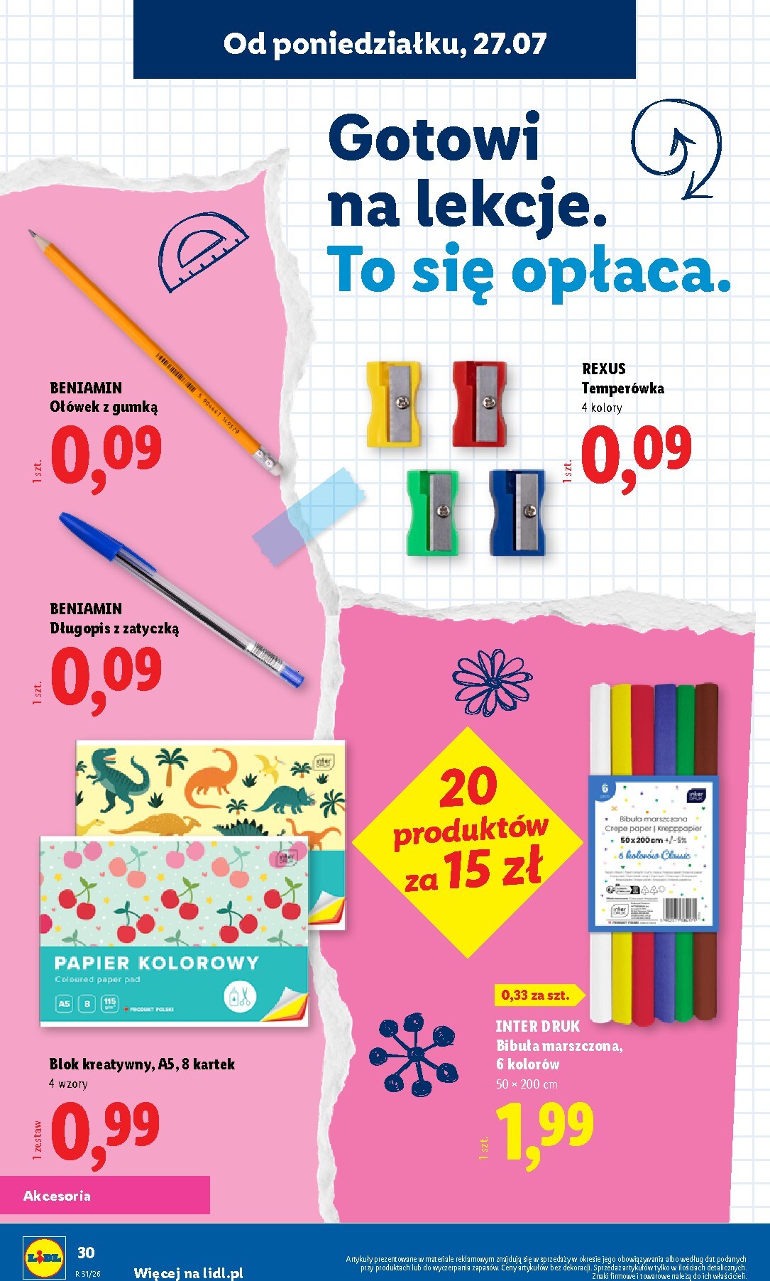 lidl - Nowa gazetka Lidl ważna od 27.07.2026 do 01.08.2026 - page: 34