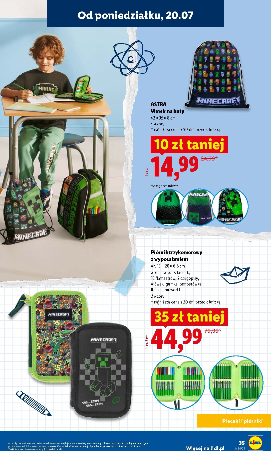 lidl - Aktualna gazetka Lidl - Kompletna wyprawka w megacenach ważna od 09.07.2026 do 30.09.2026 - page: 35