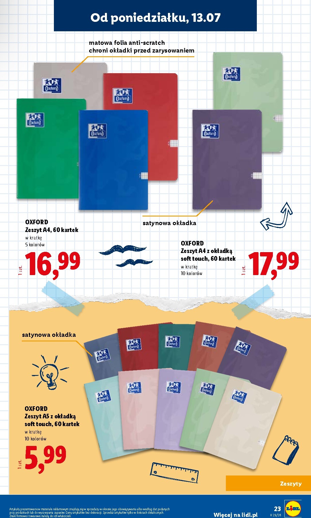 lidl - Aktualna gazetka Lidl - Kompletna wyprawka w megacenach ważna od 09.07.2026 do 30.09.2026 - page: 23