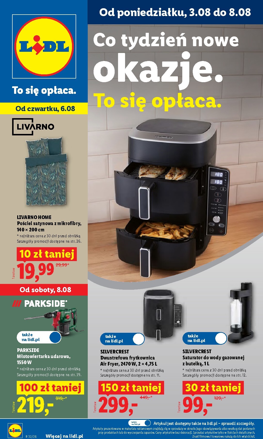 lidl - Nowa gazetka Lidl - Okazje ważna od 03.08.2026 do 08.08.2026