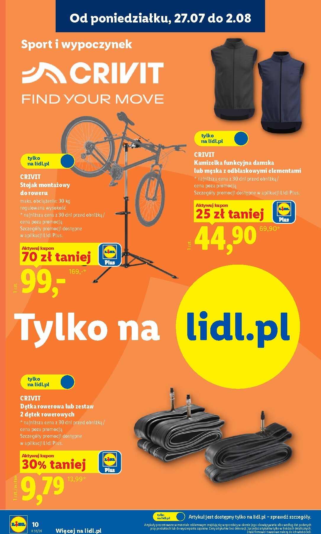 lidl - Aktualna gazetka Lidl ważna od 27.07.2026 do 01.08.2026 - page: 10