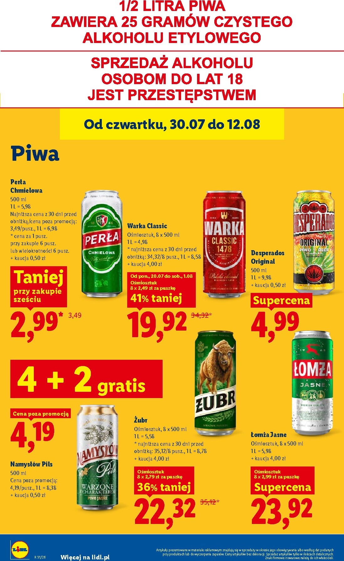 lidl - Nowa gazetka Lidl ważna od 30.07.2026 do 01.08.2026 - page: 78