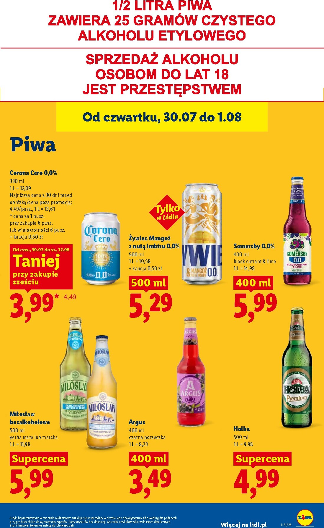 lidl - Nowa gazetka Lidl ważna od 30.07.2026 do 01.08.2026 - page: 79