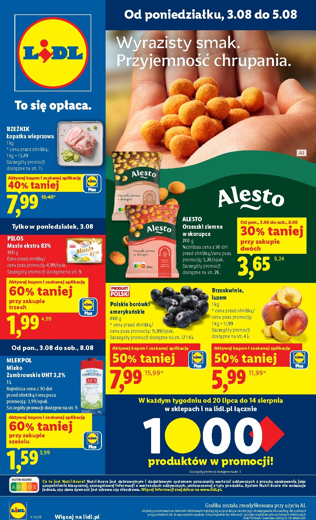 lidl - Nowa gazetka Lidl ważna od 03.08.2026 do 05.08.2026