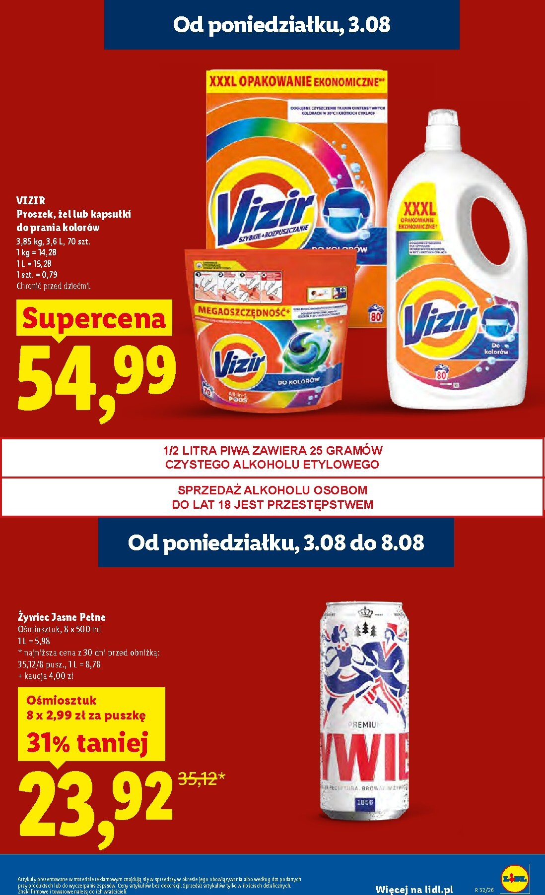 lidl - Nowa gazetka Lidl ważna od 03.08.2026 do 05.08.2026 - page: 23