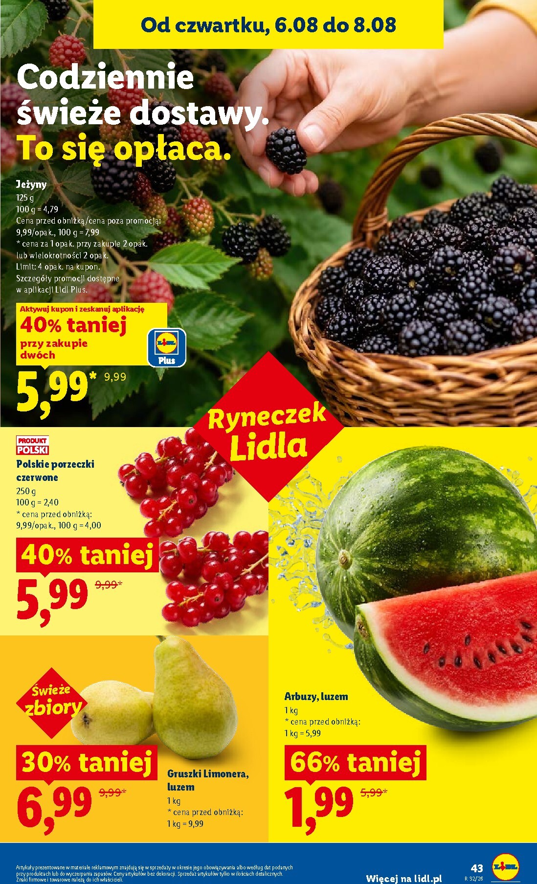 lidl - Aktualna gazetka Lidl ważna od 06.08.2026 do 08.08.2026 - page: 43