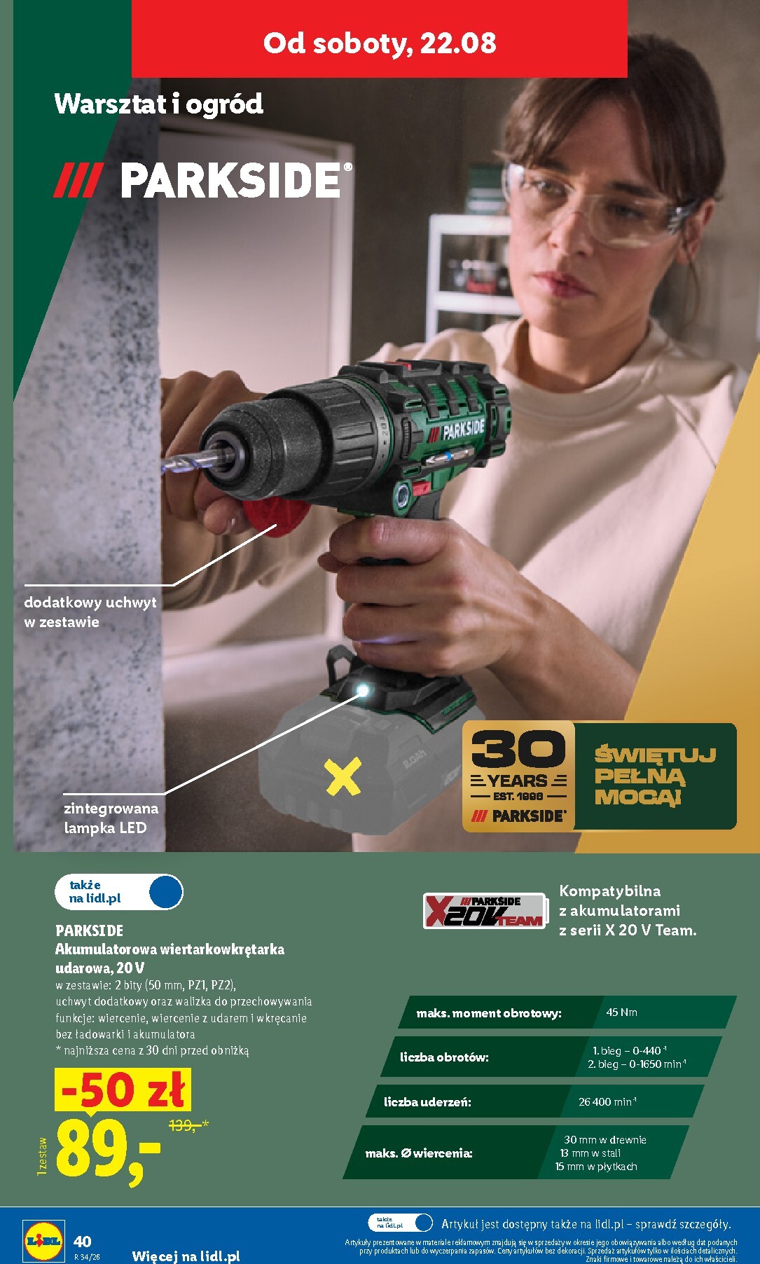 lidl - Nowa gazetka Lidl - Okazje ważna od 17.08.2026 do 22.08.2026 - page: 52