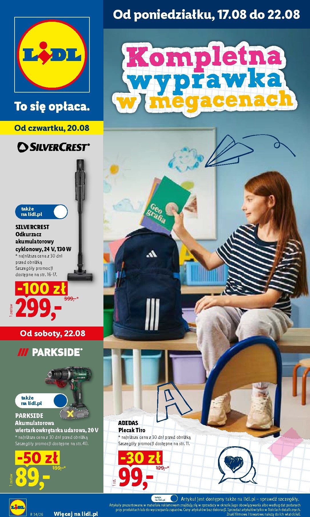 lidl - Nowa gazetka Lidl - Okazje ważna od 17.08.2026 do 22.08.2026