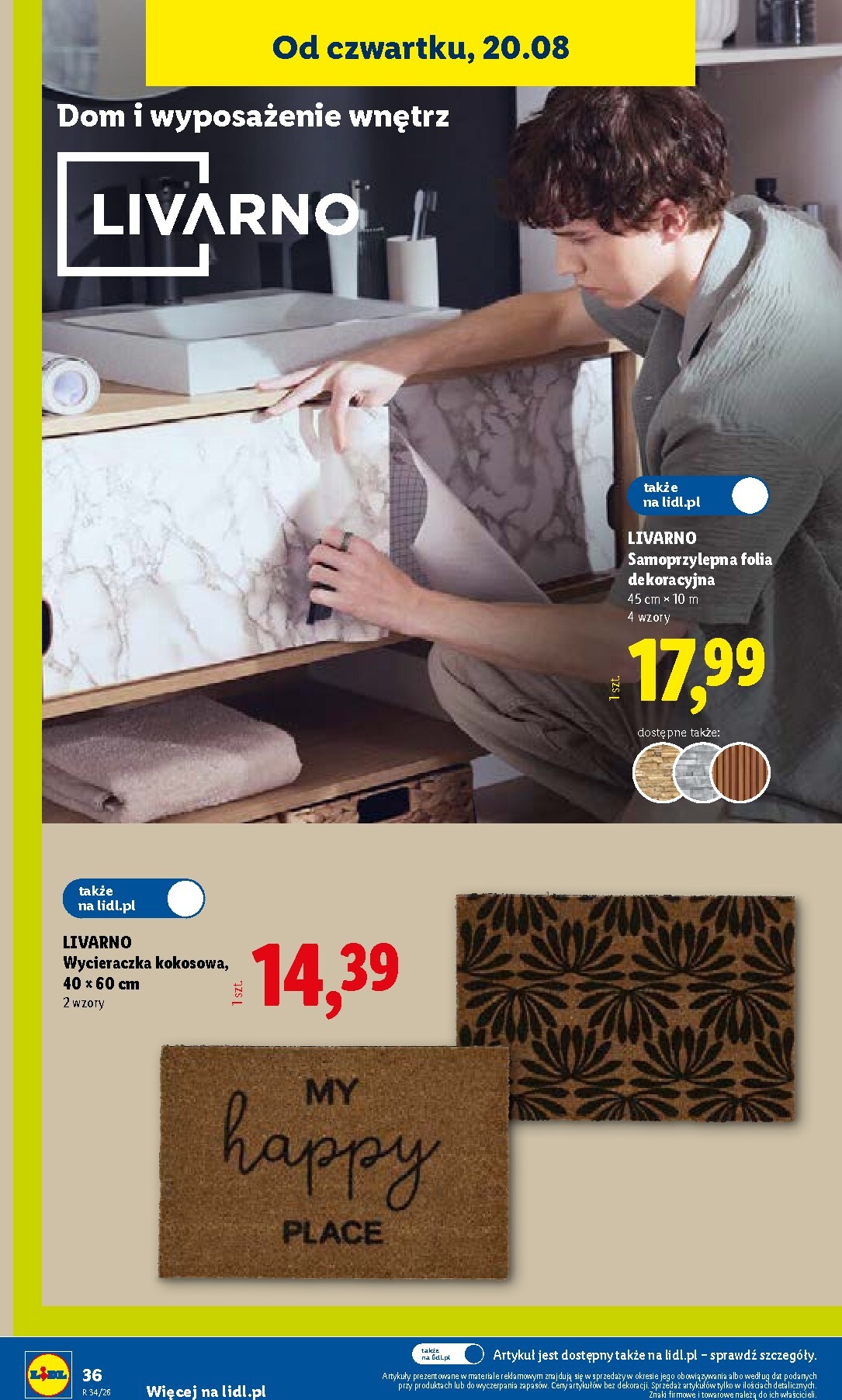 lidl - Nowa gazetka Lidl - Okazje ważna od 17.08.2026 do 22.08.2026 - page: 48