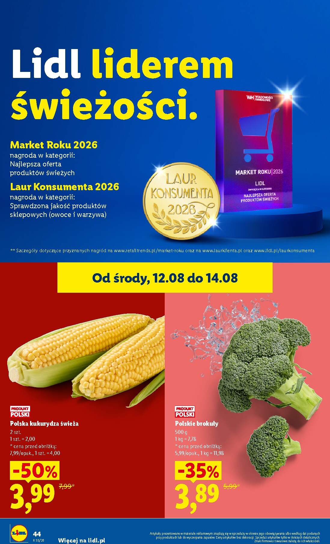 lidl - Nowa gazetka Lidl ważna od 12.08.2026 do 14.08.2026 - page: 44