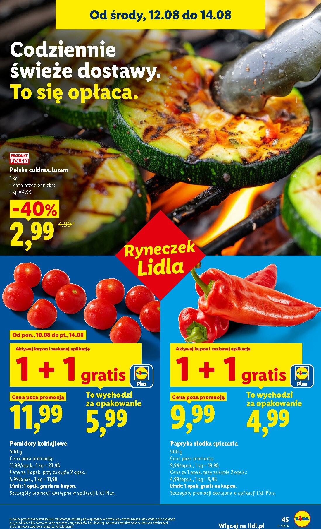 lidl - Nowa gazetka Lidl ważna od 12.08.2026 do 14.08.2026 - page: 45