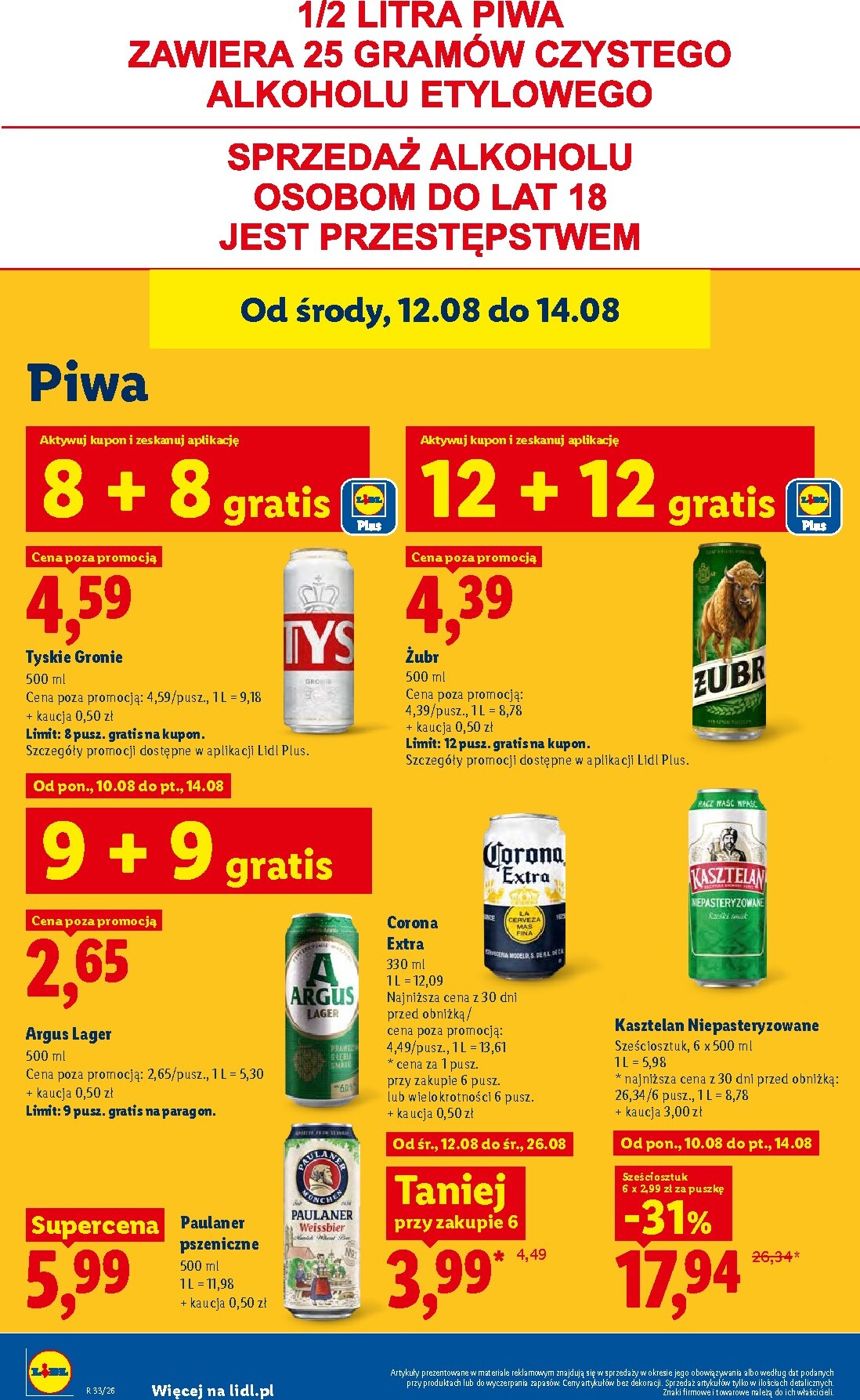 lidl - Nowa gazetka Lidl ważna od 12.08.2026 do 14.08.2026 - page: 72