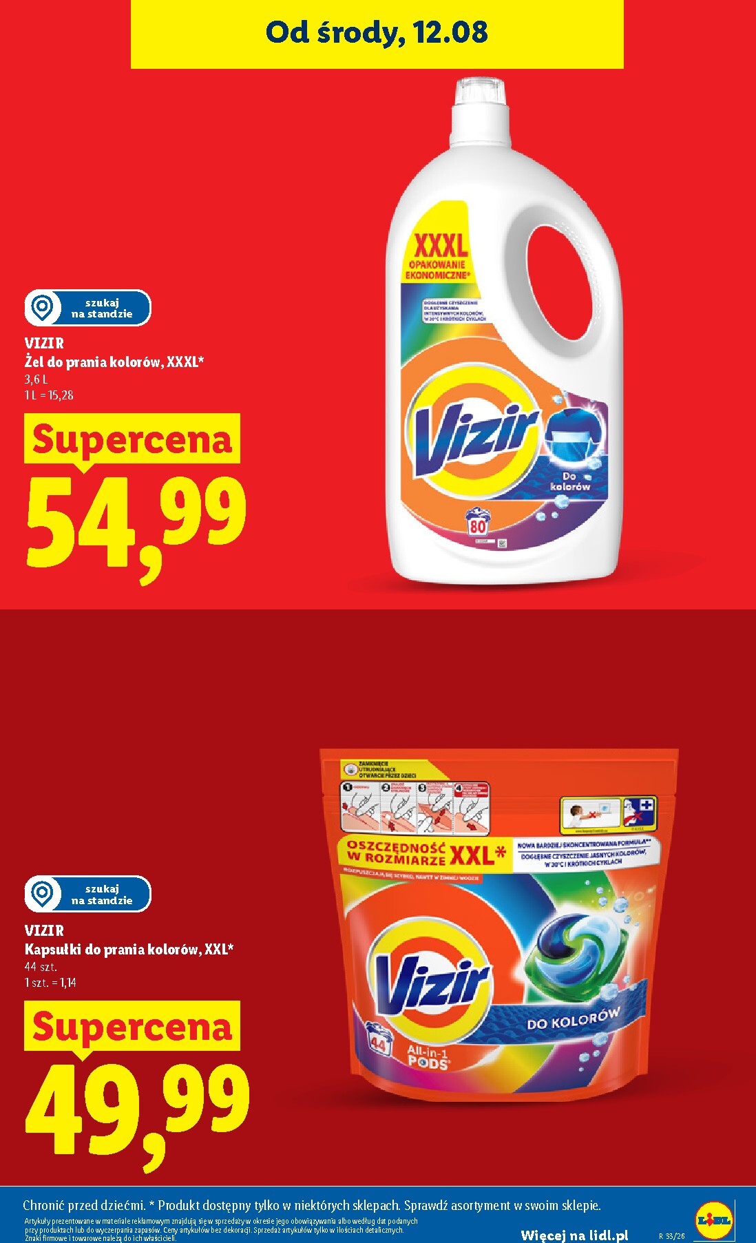 lidl - Nowa gazetka Lidl ważna od 12.08.2026 do 14.08.2026 - page: 33