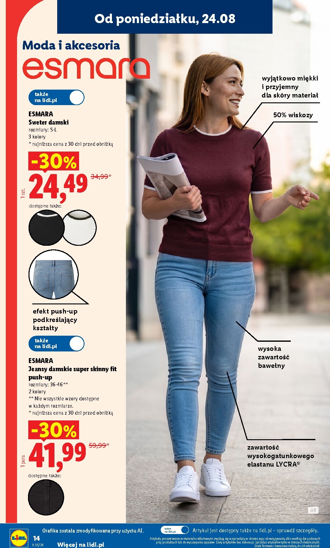 lidl - Nowa gazetka Lidl - Okazje ważna od 24.08.2026 do 30.08.2026 - page: 14