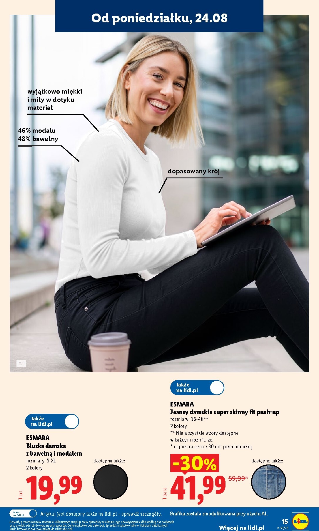 lidl - Nowa gazetka Lidl - Okazje ważna od 24.08.2026 do 30.08.2026 - page: 15