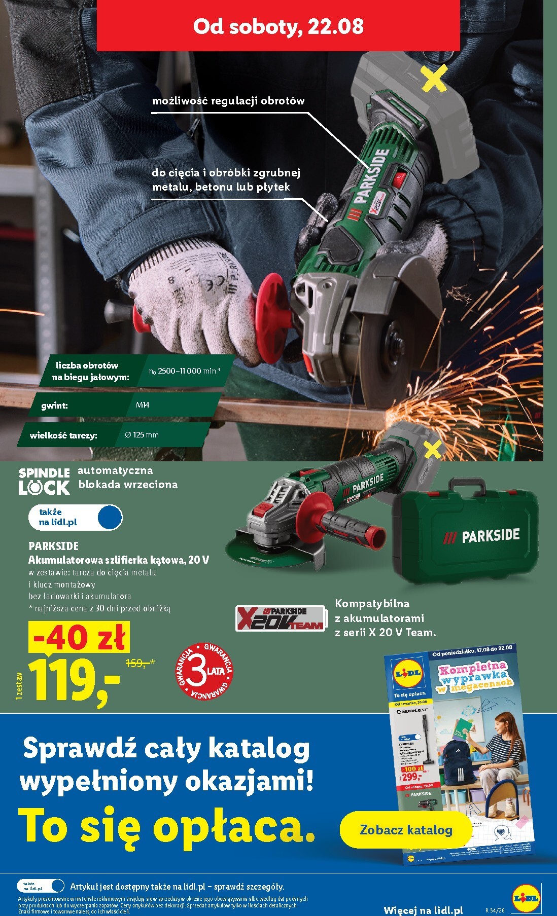 lidl - Aktualna gazetka Lidl ważna od 20.08.2026 do 22.08.2026 - page: 43