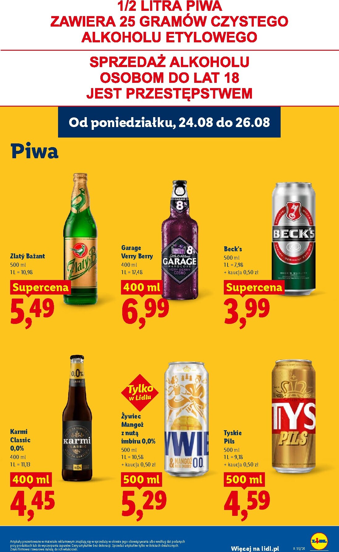 lidl - Nowa gazetka Lidl ważna od 24.08.2026 do 26.08.2026 - page: 77