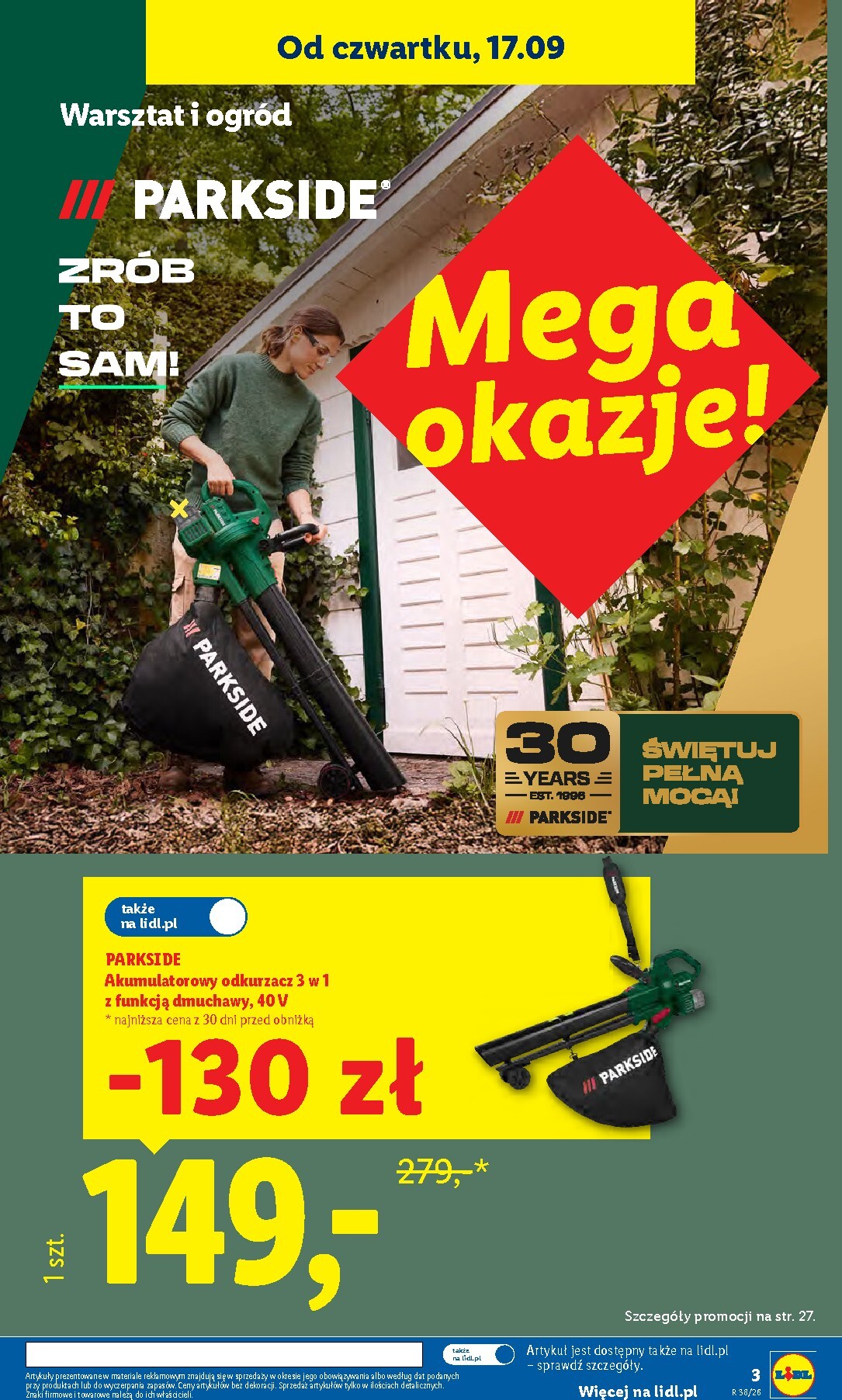 lidl - Nowa gazetka Lidl - Okazje ważna od 14.09.2026 do 19.09.2026 - page: 3
