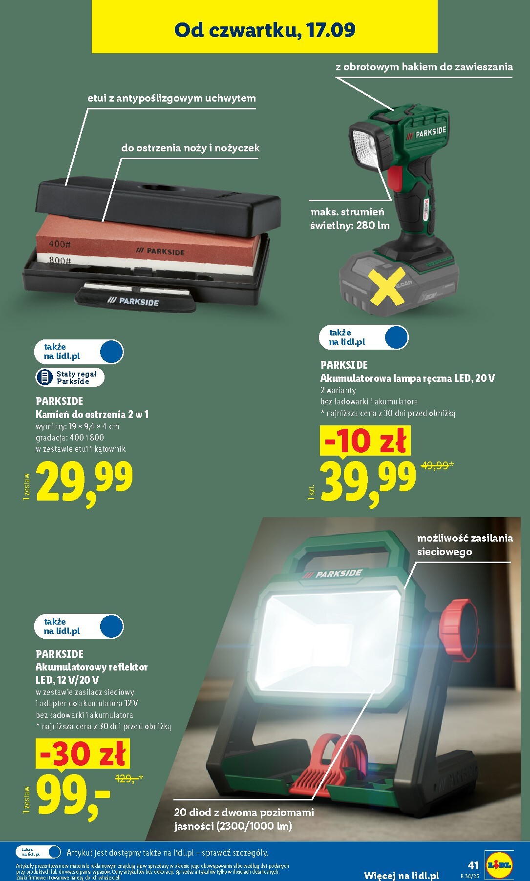 lidl - Nowa gazetka Lidl - Okazje ważna od 14.09.2026 do 19.09.2026 - page: 49