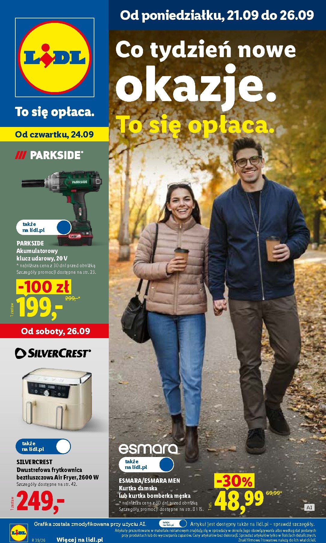 lidl - Nowa gazetka Lidl - Okazje ważna od 21.09.2026 do 26.09.2026