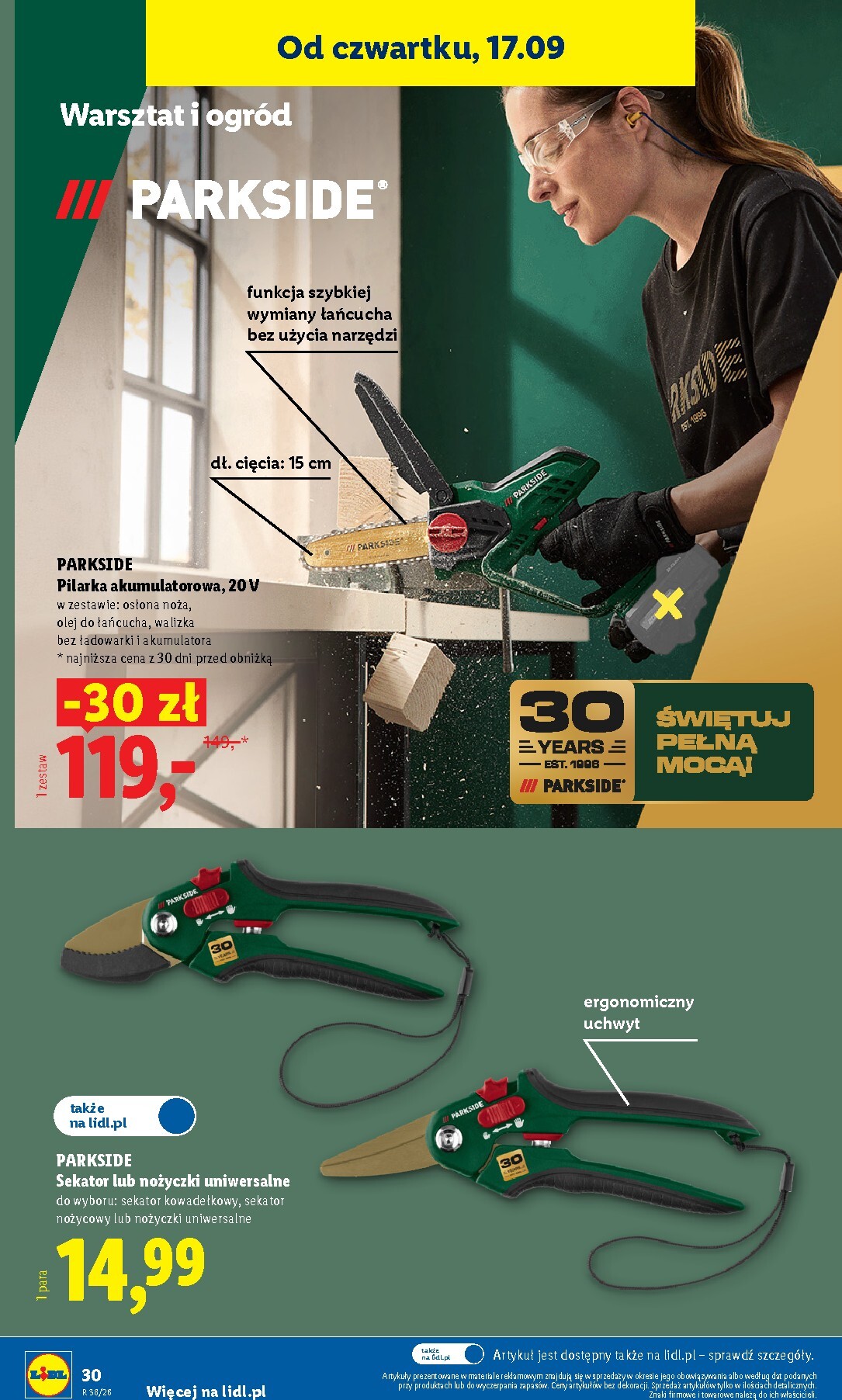 lidl - Aktualna gazetka Lidl - Okazje ważna od 14.09.2026 do 19.09.2026 - page: 38
