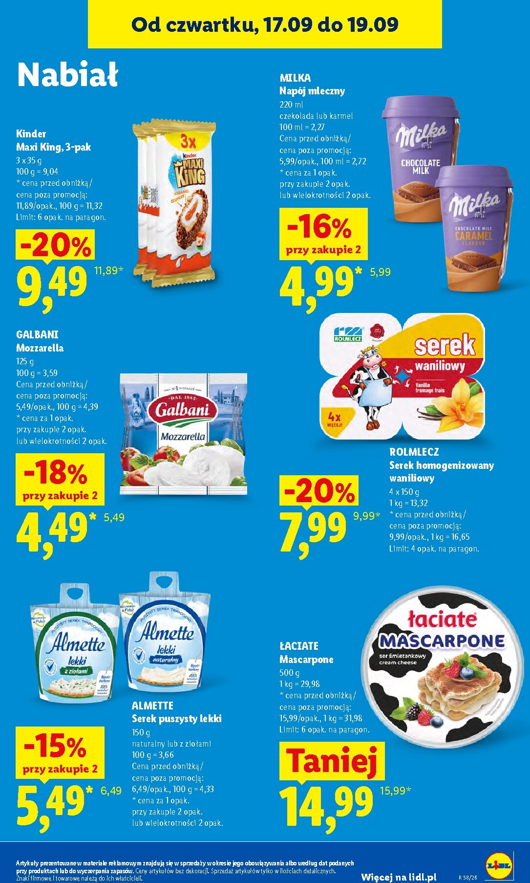 lidl - Nowa gazetka Lidl ważna od 17.09.2026 do 19.09.2026 - page: 59