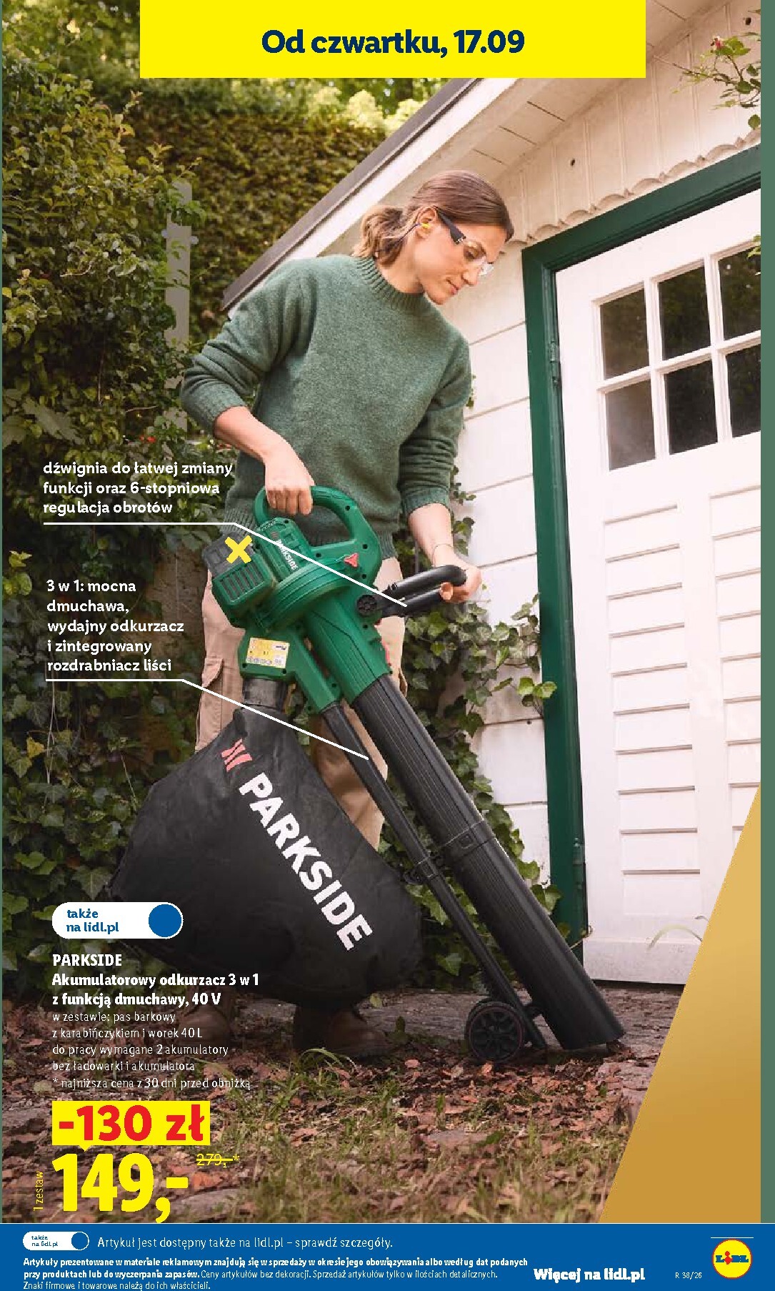 lidl - Aktualna gazetka Lidl ważna od 17.09.2026 do 19.09.2026 - page: 39