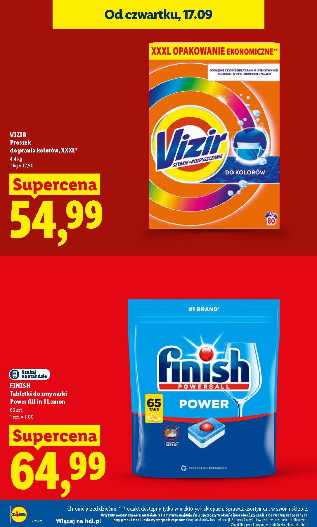 lidl - Aktualna gazetka Lidl ważna od 17.09.2026 do 19.09.2026 - page: 34