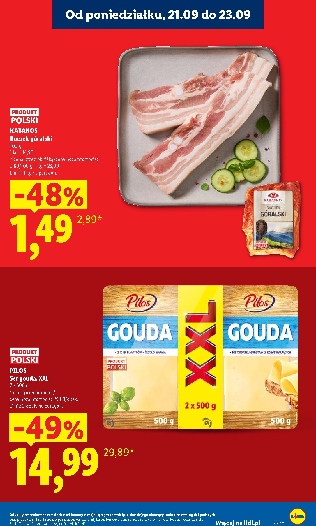 lidl - Nowa gazetka Lidl ważna od 21.09.2026 do 23.09.2026 - page: 15
