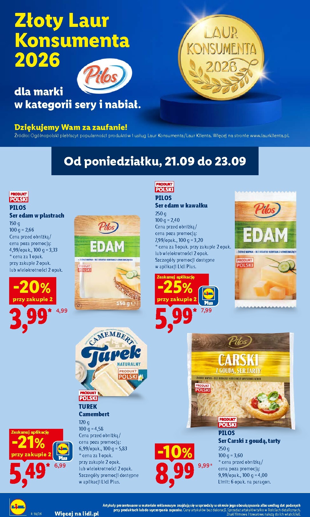 lidl - Nowa gazetka Lidl ważna od 21.09.2026 do 23.09.2026 - page: 66