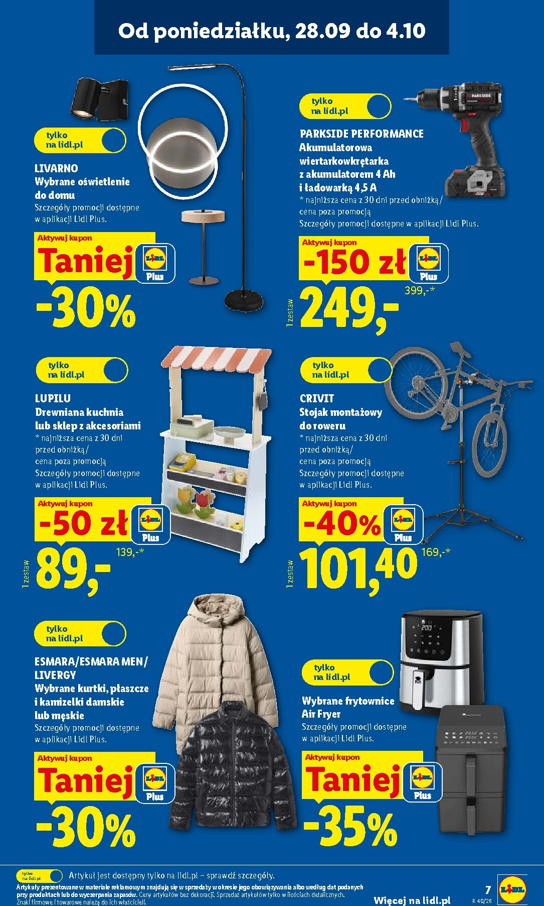 lidl - Nowa gazetka Lidl - Okazje ważna od 28.09.2026 do 03.10.2026 - page: 7