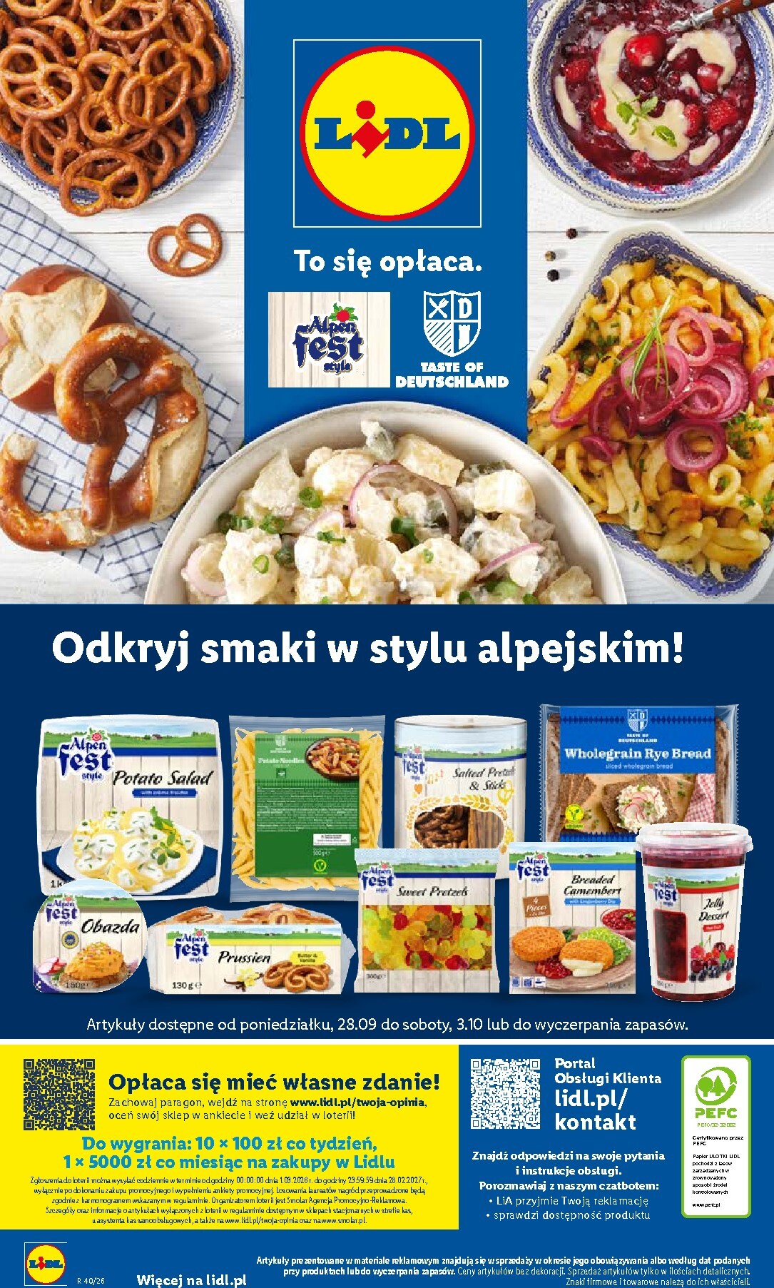 lidl - Nowa gazetka Lidl - Okazje ważna od 28.09.2026 do 03.10.2026 - page: 58