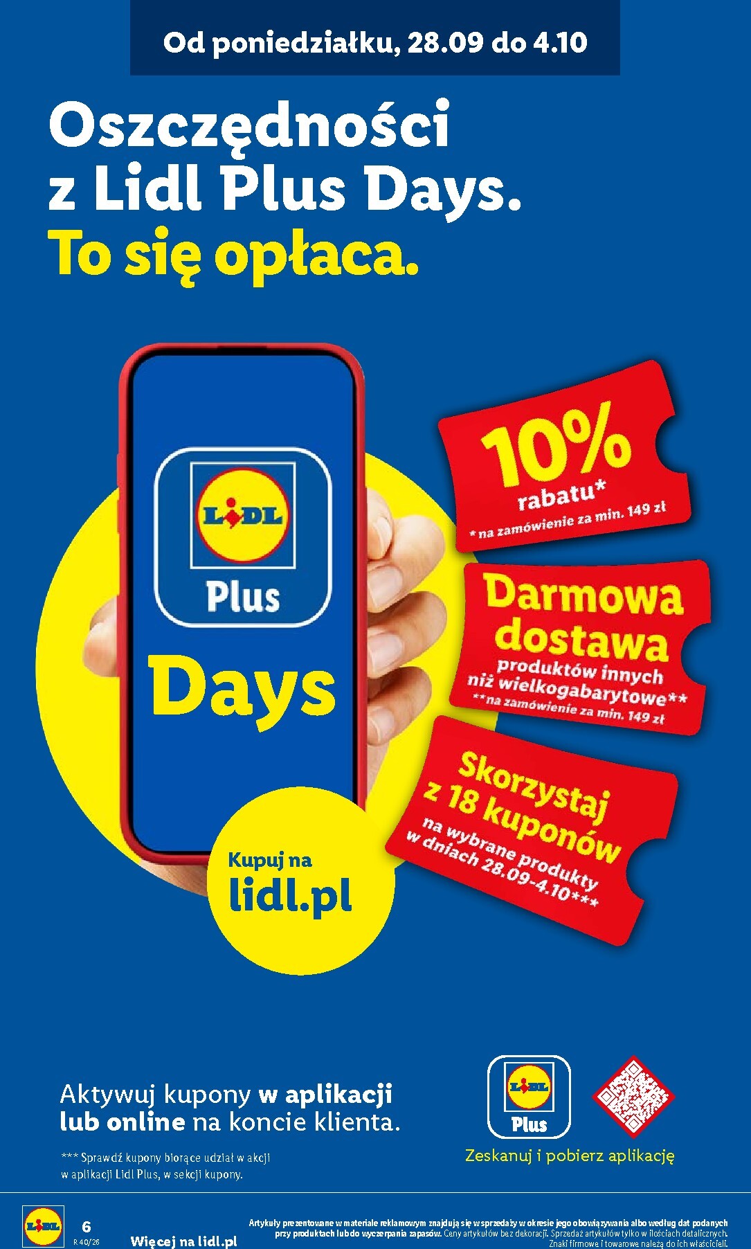 lidl - Nowa gazetka Lidl - Okazje ważna od 28.09.2026 do 03.10.2026 - page: 6