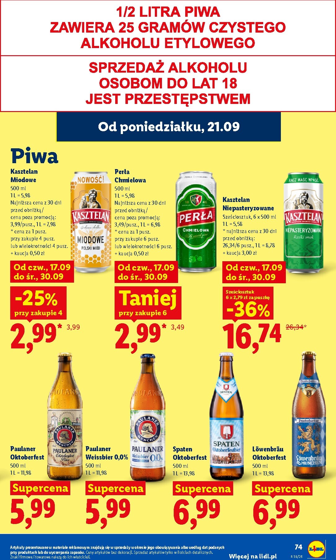 lidl - Aktualna gazetka Lidl ważna od 21.09.2026 do 26.09.2026 - page: 79