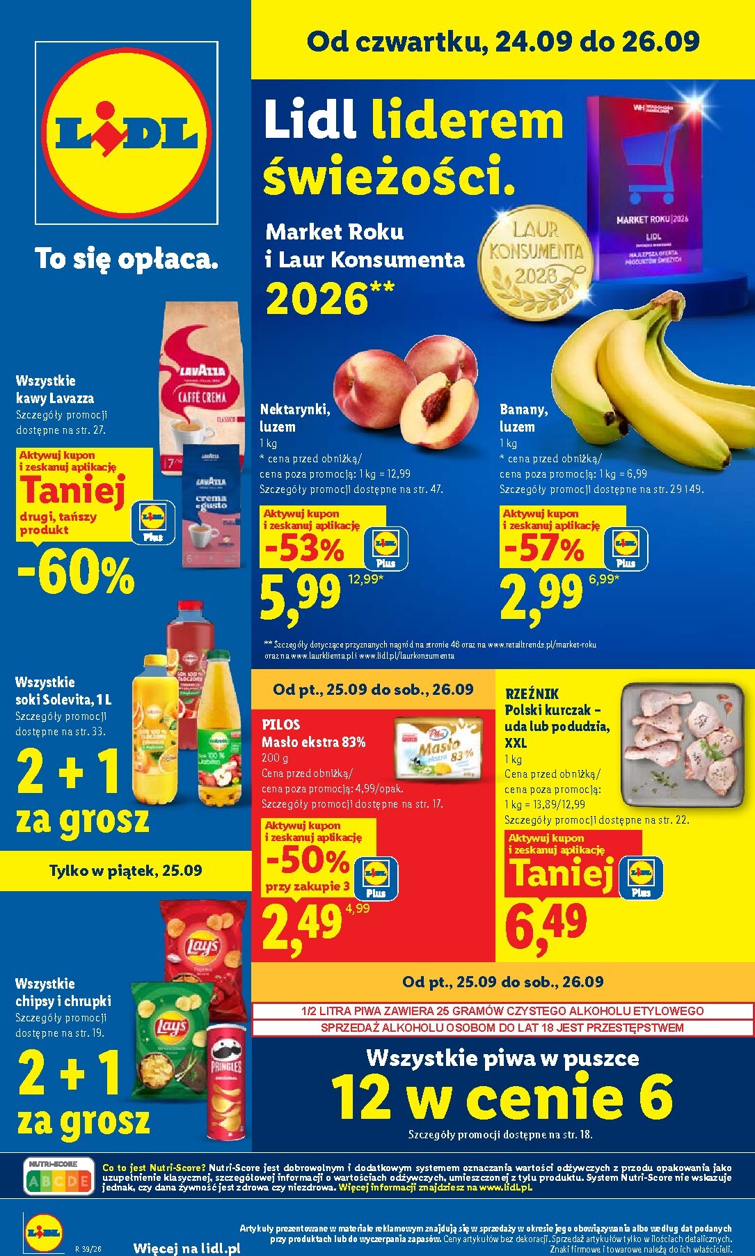 lidl - Nowa gazetka Lidl ważna od 24.09.2026 do 26.09.2026 - page: 1