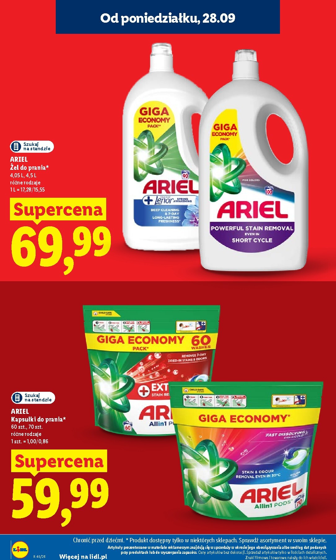 lidl - Nowa gazetka Lidl ważna od 28.09.2026 do 30.09.2026 - page: 20