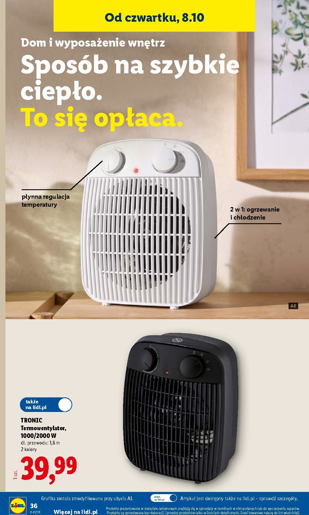 lidl - Nowa gazetka Lidl - To się opłaca ważna od 05.10.2026 do 11.10.2026 - page: 46