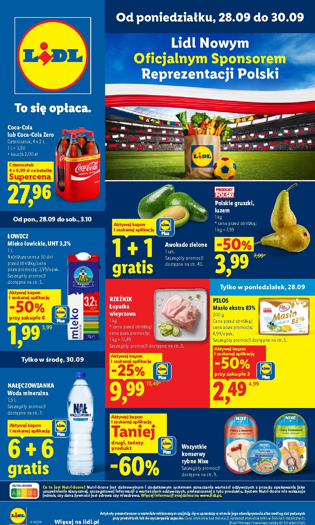 lidl - Aktualna gazetka Lidl ważna od 28.09.2026 do 30.09.2026