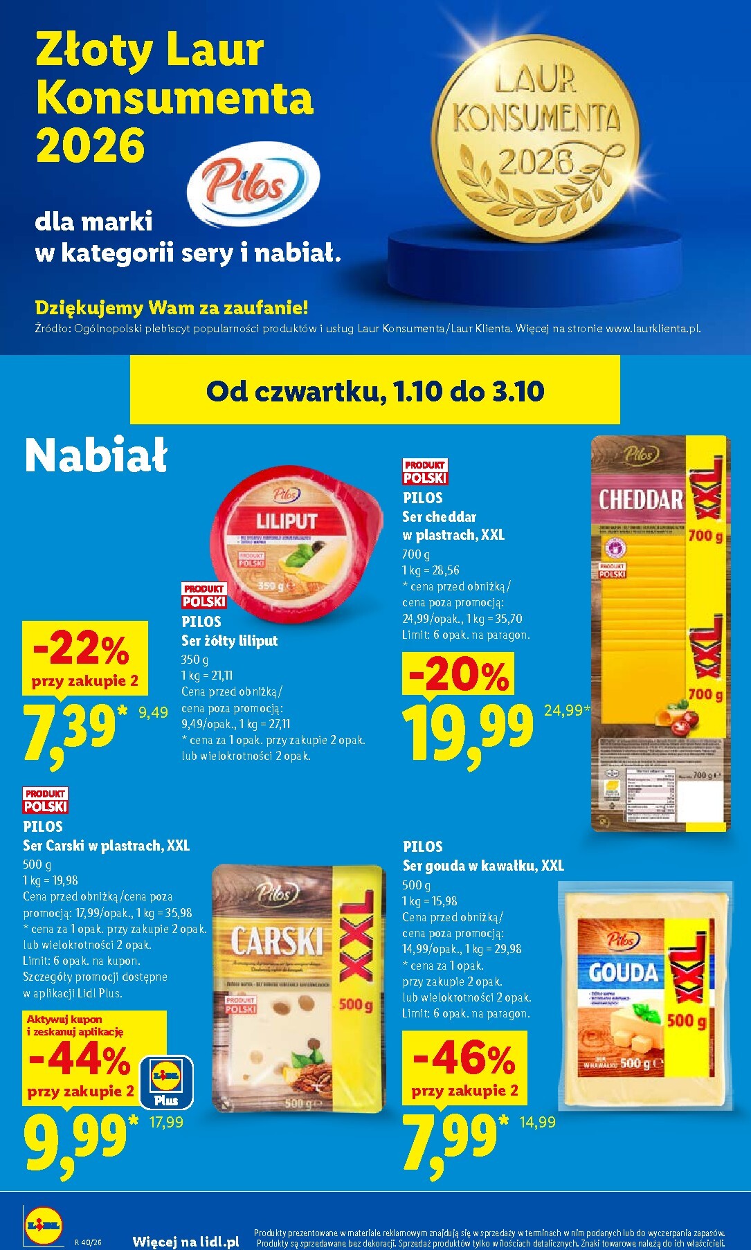 lidl - Nowa gazetka Lidl ważna od 01.10.2026 do 03.10.2026 - page: 60
