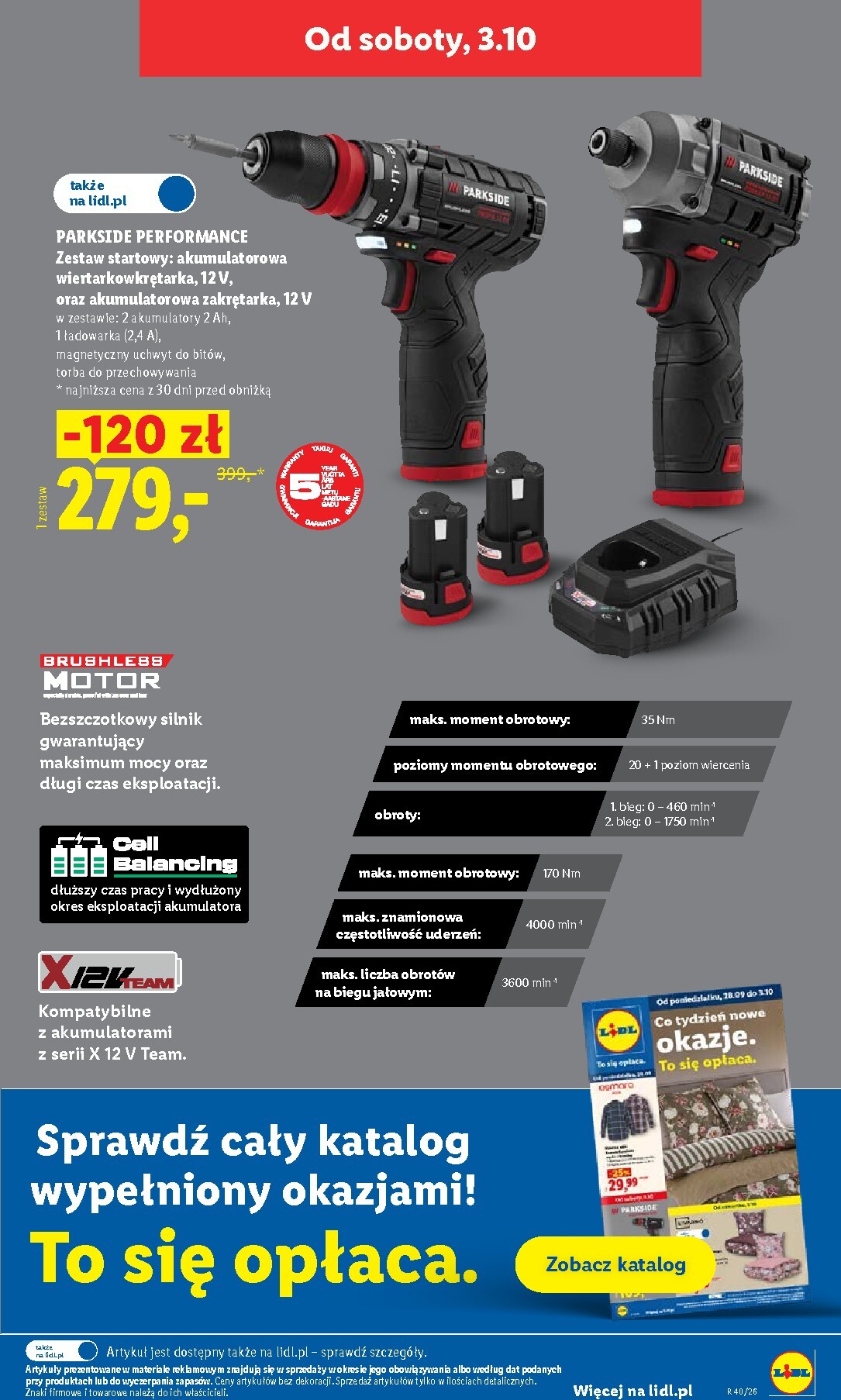 lidl - Nowa gazetka Lidl ważna od 01.10.2026 do 03.10.2026 - page: 45