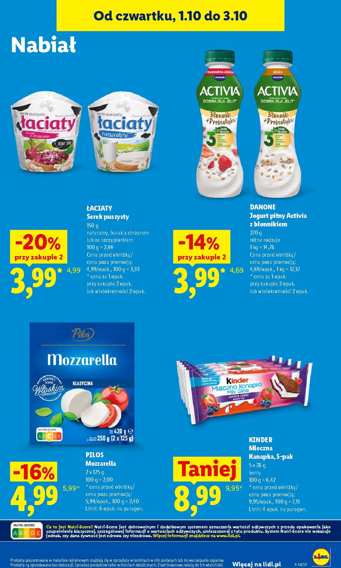 lidl - Nowa gazetka Lidl ważna od 01.10.2026 do 03.10.2026 - page: 61