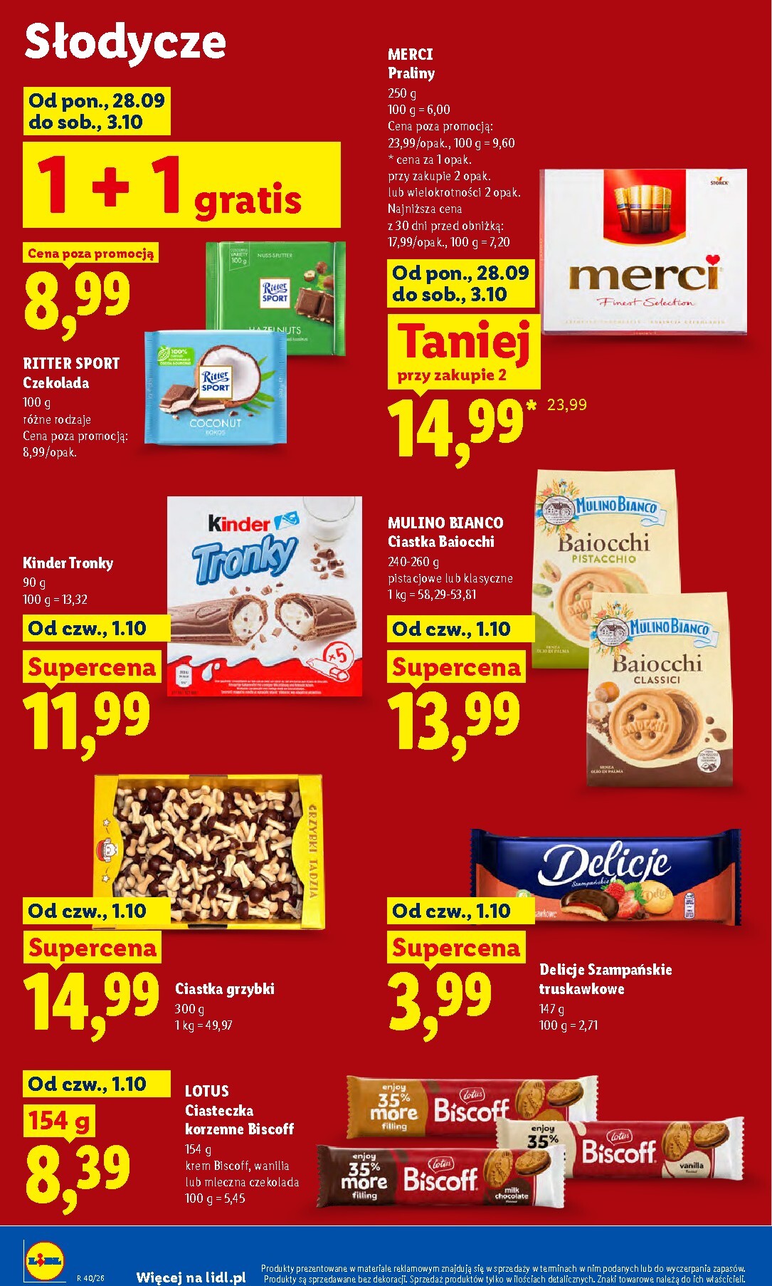 lidl - Nowa gazetka Lidl ważna od 01.10.2026 do 03.10.2026 - page: 66