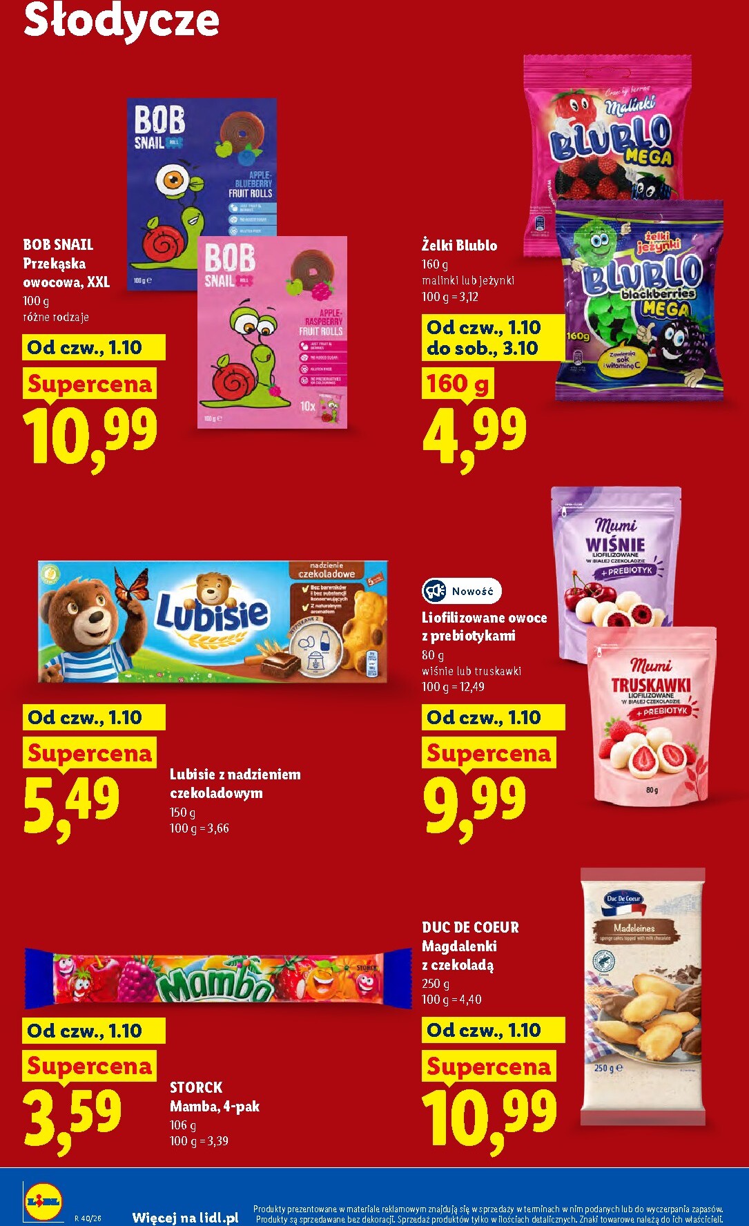 lidl - Nowa gazetka Lidl ważna od 01.10.2026 do 03.10.2026 - page: 64