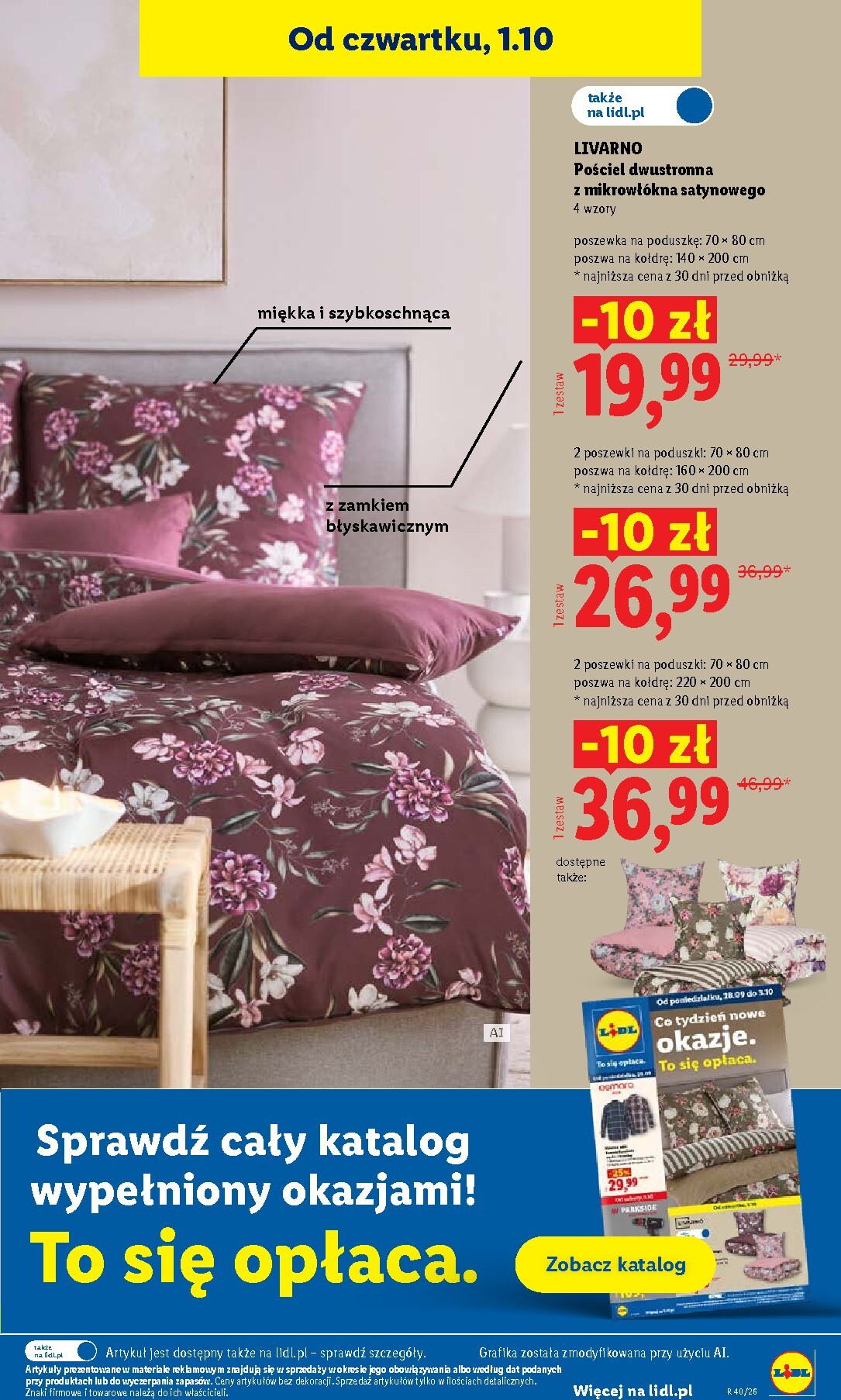 lidl - Nowa gazetka Lidl ważna od 01.10.2026 do 03.10.2026 - page: 43