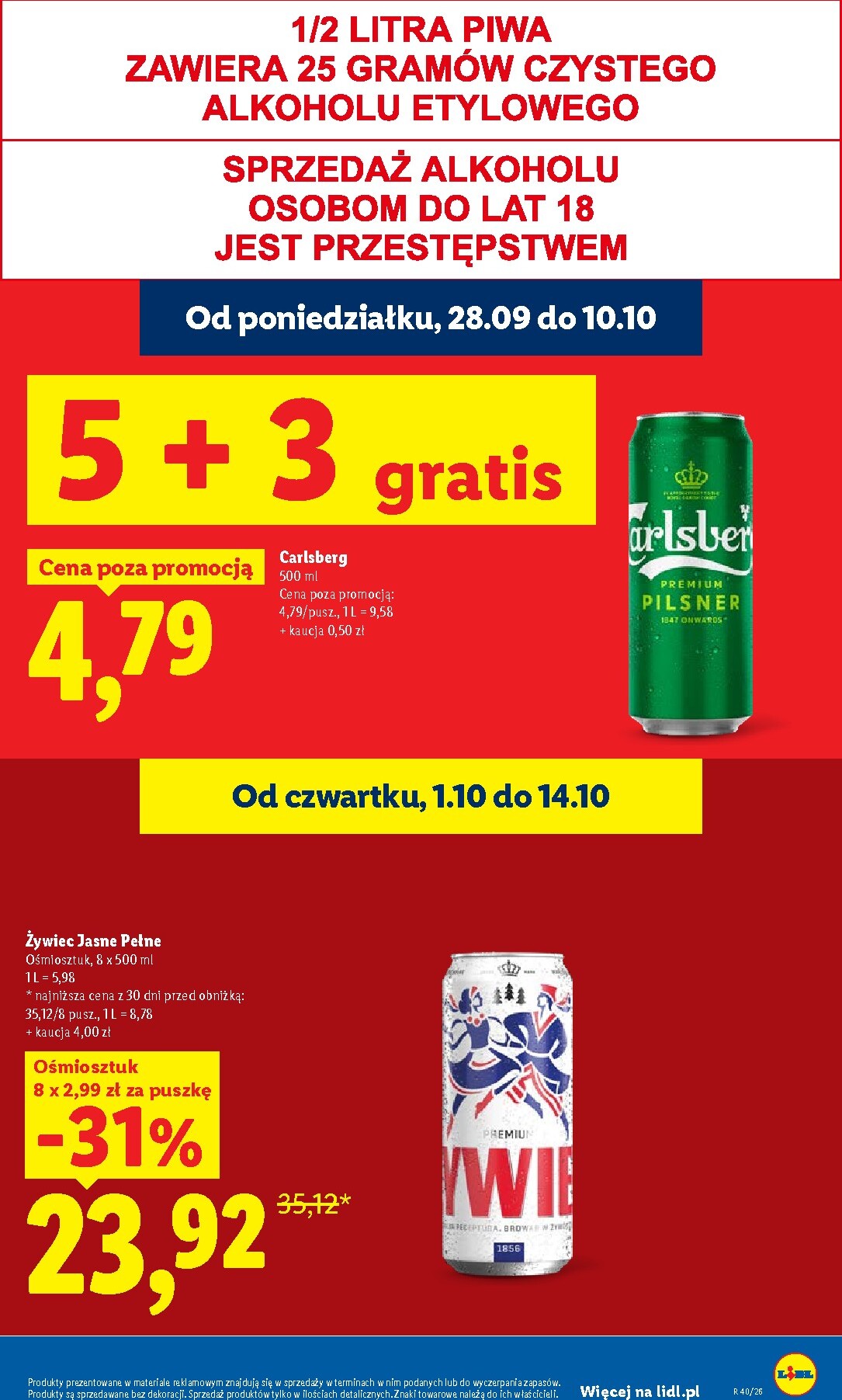 lidl - Nowa gazetka Lidl ważna od 01.10.2026 do 03.10.2026 - page: 21