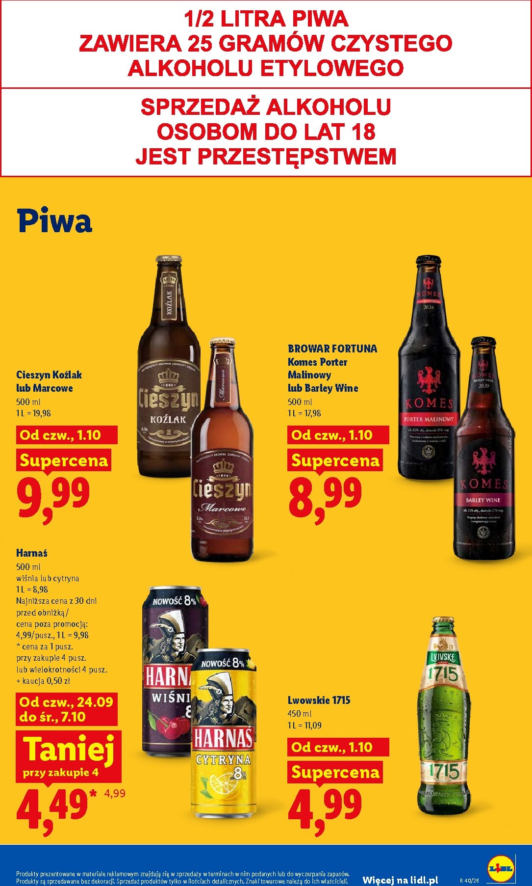 lidl - Nowa gazetka Lidl ważna od 01.10.2026 do 03.10.2026 - page: 85