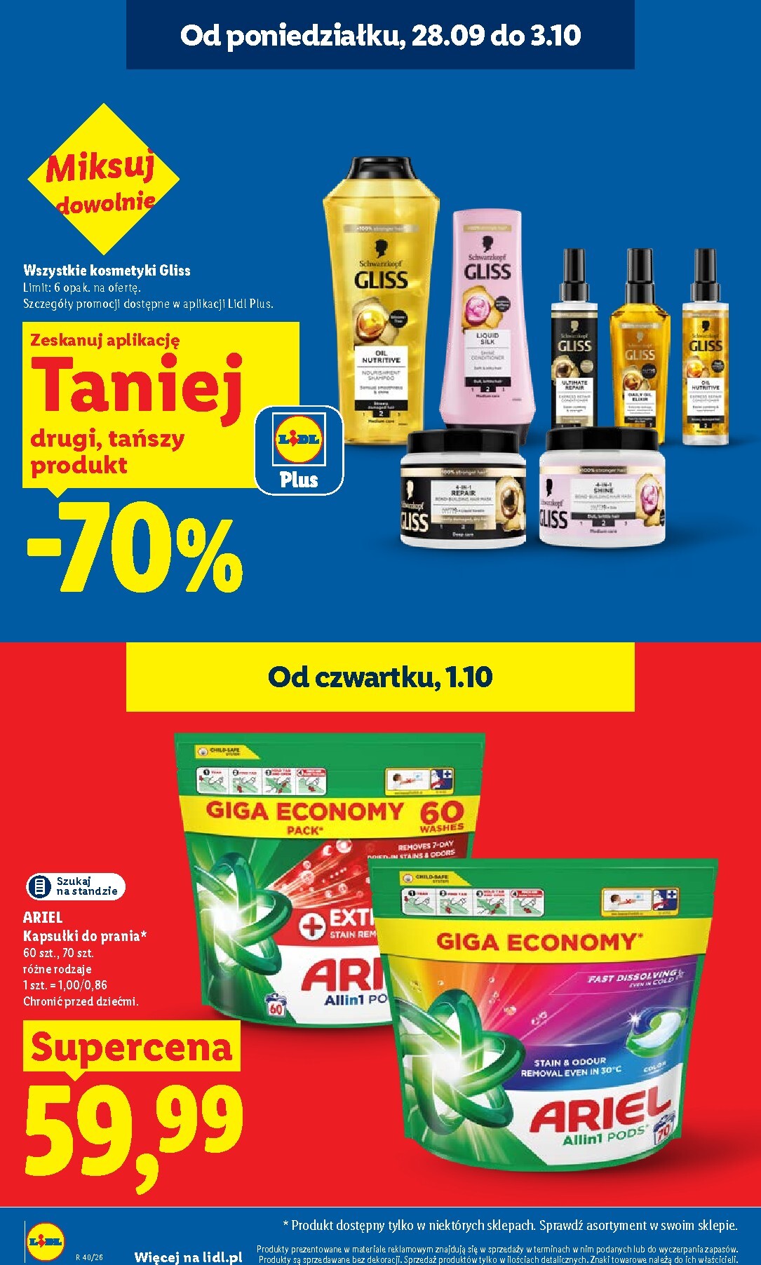 lidl - Nowa gazetka Lidl ważna od 01.10.2026 do 03.10.2026 - page: 22