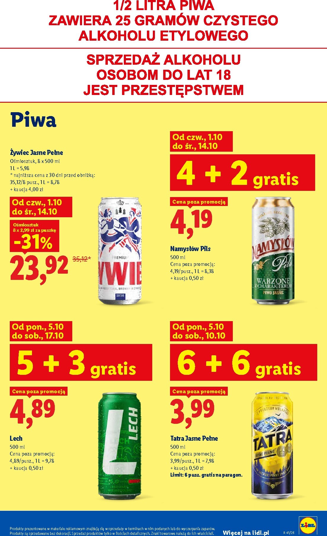 lidl - Nowa gazetka Lidl ważna od 05.10.2026 do 10.10.2026 - page: 75
