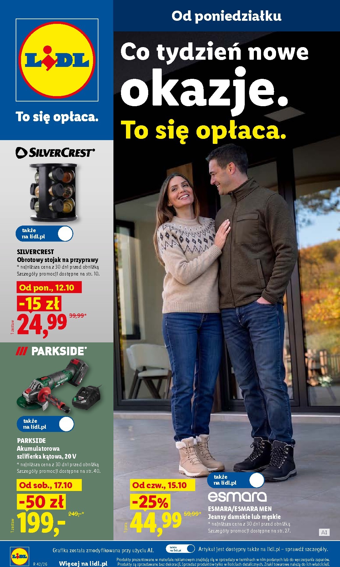 lidl - Nowa gazetka Lidl - Katalog Okazji ważna od 12.10.2026 do 24.10.2026